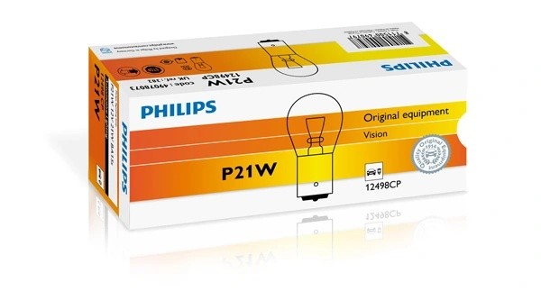 Лампа 12V P21W BA15s PHILIPS 12498CP PHILIPS