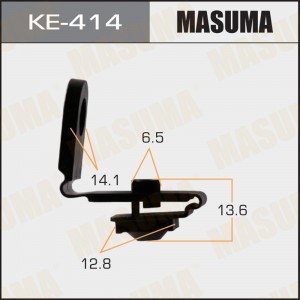 Клипса VW Passat (90-) крепления подкрылка MASUMA KE-414 MASUMA