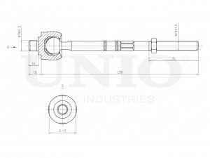 Тяга рулевая SSP-30051 UNIO