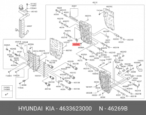 Фильтр гидроблока сетчатый 4633623000 HYUNDAI KIA