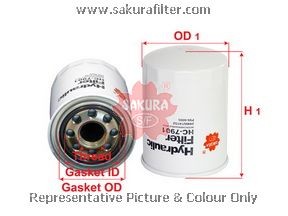 Фильтр гидравлический KOMATSU HC7901 HC7901 SAKURA