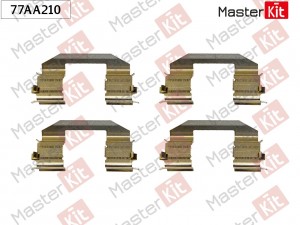Комплект установочный тормозных колодок Honda CR-V I (RD) 1995 - 2002 Masterkit 77AA210 MASTER KIT