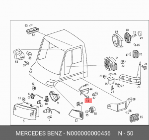 саморез N 000000 000456 MERCEDES BENZ
