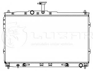 Радиатор охл. для а/м Hyundai H-1/Starex (07-) 2.5TD/2.4i LRc081H5 LRC081H5 LUZAR