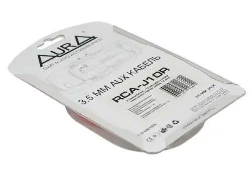 Кабель jack 3.5 1м AURA RCAJ10R AURA