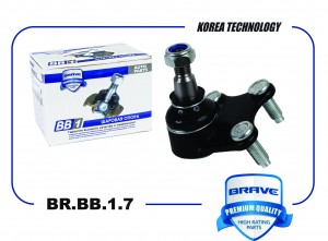 Опора шаровая 6R0407365 BR.BB.1.7 VW Polo Sedan, Skoda Rapid левая BR.BB.1.7 BRBB17 BRAVE