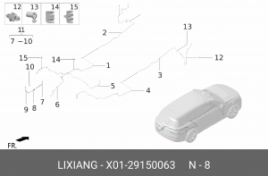 Фильтр воздушный LIXIANG L7,L8,L9 OE X0129150063 LIXIANG