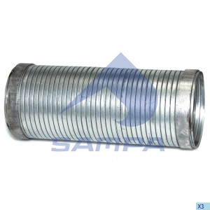 Гибкая труба D 90,0 L=270 mm с хомутами A9734900265 без хомутов 100348 SAMPA