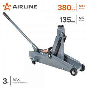 Домкрат подкатной 3т в кейсе MIN - 135 мм, MAX - 380 мм AJ-3F-385K AJ-3F-385K AIRLINE