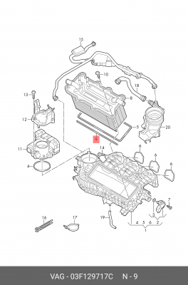 VW JETTA (2011>) 03F 129 717 C VAG