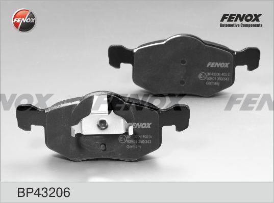 Колодки тормозные дисковые BP43206 FENOX
