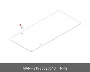 Пробка 81960020540 MAN