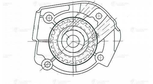 Насос водяной для ам Fiat Albea (03-) 1.4i (LWP 1661) LWP 1661 LUZAR