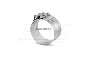 Хомут глушителя FH12 большой = 99329 / 99327 / 99327/T / 99328/T; D 127 / 132,0  99328 DINEX