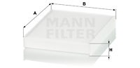Фильтр салонный CU2433 CU2433 MANN FILTER