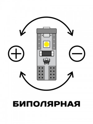 Лампа светодиодная 12V W5W T10W W2.1x9.5d бесцокольная блистер (2шт.) XENITE 1009627 XENITE