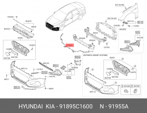 91895C1600 Проводка парктроников 91895C1600 MOBIS
