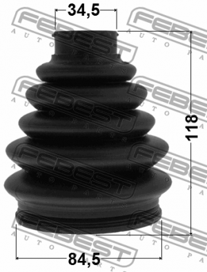 Пыльник ШРУСа внешний (84,5X118X34,5) CITROEN C5 (08- ) 2517-C5 2517-C5 FEBEST