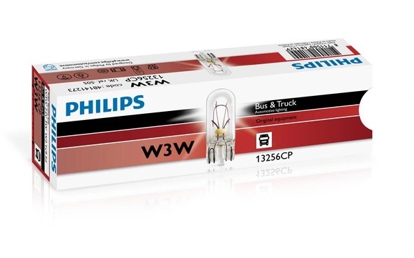 Лампа 24V W5W T10W W2.1x9.5d PHILIPS 13256CP PHILIPS
