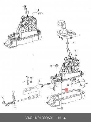 Кольцо уплотнительное VW AUDI OE N 910 006 01 VAG
