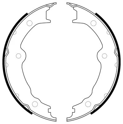 Колодки тормозные Parking Brake. LEXUS GS200T 10.15-07.20, LEXUS GS350 10.15-07. BS21007 SB NAGAMOCHI