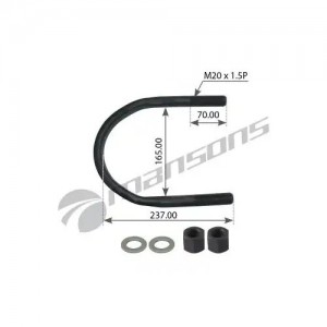Стремянка SCHMITZ рессоры (240х163, М20x1.5) MANSONS 602.003 MANSONS