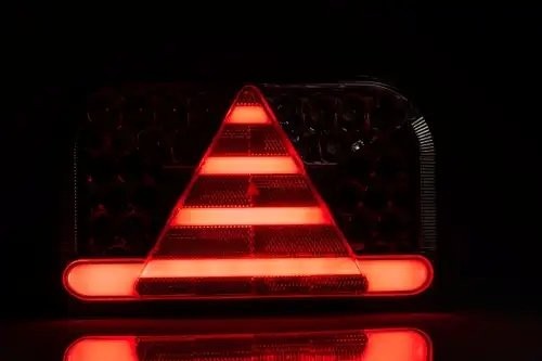 фонарь задний! LH, LED 6-функциональный, 240х140 с проводом 1м\ Universal FT170LNTLED FRISTOM