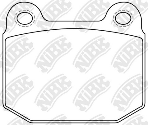 Колодки тормозные SUBARU Impreza (07-14) задние (4шт.) NIBK PN0226 NIBK