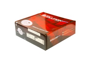 Передний тормозной диск Evolution с перфорацией и насечками, в покрытии GEOMET J JBR1309 POWERSTOP