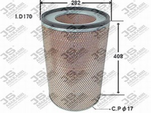 фильтр воздушный!\ Mitsubishi Fuso 6D24T MP17 96-00, 8DC9T MU55 85-91, Fuso Cran A366J JS ASAKASHI