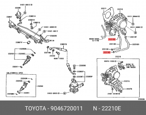 Хомут 90467-20011 90467-20011 TOYOTA
