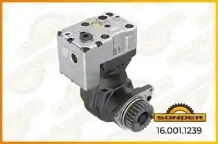 Компрессор воздушный одноцилиндровый Wabco 9121160000 / MAN 51541007071 160011239 SONDER