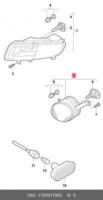 Деталь 1T0 941 700 G VAG
