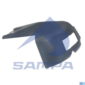 Бампер SCANIA 114,124,144,R series левая часть SAMPA 18400011 SAMPA