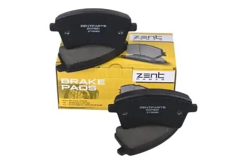 колодки тор. диск. перед. с антиск. пл.! (P68044) Renault Kangoo 1.2/1.5/1.6 08> Z07821 ZENTPARTS