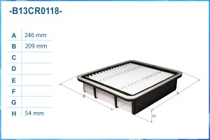 Фильтр воздушный B13CR0118 B13CR0118 CWORKS