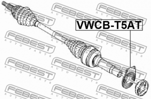 Подшипник привода VW SHARAN 1996-2010 VWCB-T5AT VWCB-T5AT FEBEST