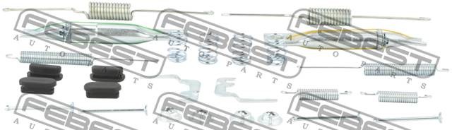 Комплект монтажный барабанных колодок VOLKSWAGEN AMAROK 2010-2016 2304-2H0R-KIT 2304-2H0R-KIT FEBEST