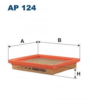 Фильтр воздушный NISSAN Micra (92-10) (1.0/1.2/1.3/1.4),Note (06-12) (1.4) FILTR AP124 FILTRON