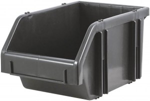 Лоток складской 230х150х125мм черный FIT 65694 FIT