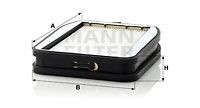 Фильтр салонный CU18000-2 CU 18 000-2 MANN FILTER