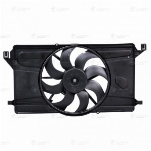 Вентилятор FORD Focus (04-) (1.4/1.6) охлаждения радиатора с кожухом LUZAR LFK 1038 LUZAR