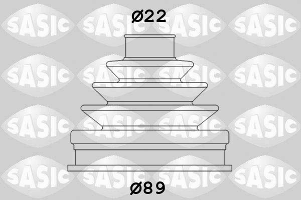 Пыльник ШРУСа внешний VW PASSAT (3B) 1.9TDI, 2.5TDI 1906047 1906047 SASIC