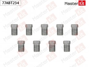 Штуцер тормозной трубки  M10x1.0 L21mm S10 D5.1mm Masterkit 77ABT234 MASTER KIT