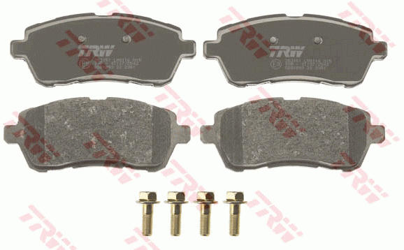Колодки передние FORD FIESTA VI (толщина18.8мм) GDB1893 GDB1893 TRW