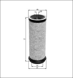 Фильтр воздушный LXS37/1 MAHLE KNECHT