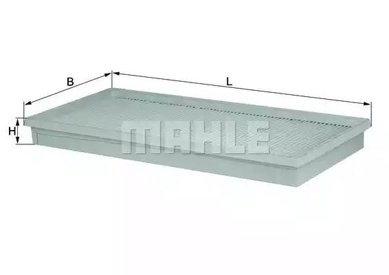 Фильтр воздушный SUBARU Forester (98-),Impreza (00-),Legacy (98-) MAHLE LX1518 MAHLE KNECHT
