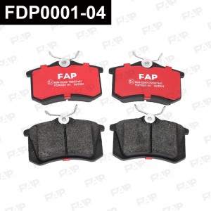 FDP0001-04 колодки дисковые! задние\ Audi A4/A6, Renault Scenic, VW Golf 88-05 FDP0001-04 FAP