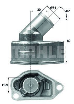 Термостат TI 9 87 MAHLE KNECHT