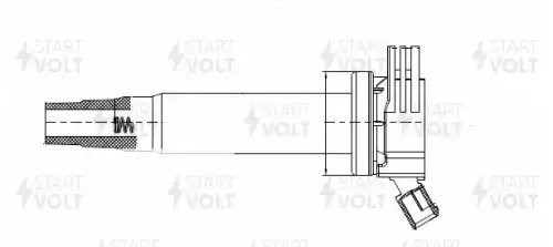 Катушка зажигания Lexus RX (03-),Toyota Highlander (01-) 3.3i SC 1905 SC 1905 START VOLT